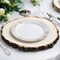12&#x22; Natural Round Poplar Wooden Slices Party Home Tabletop